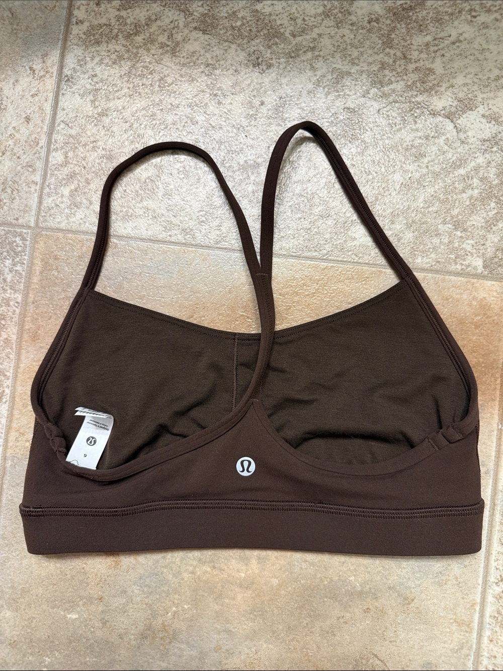 lululemon athletica flow y walnut crunch Sports Bra